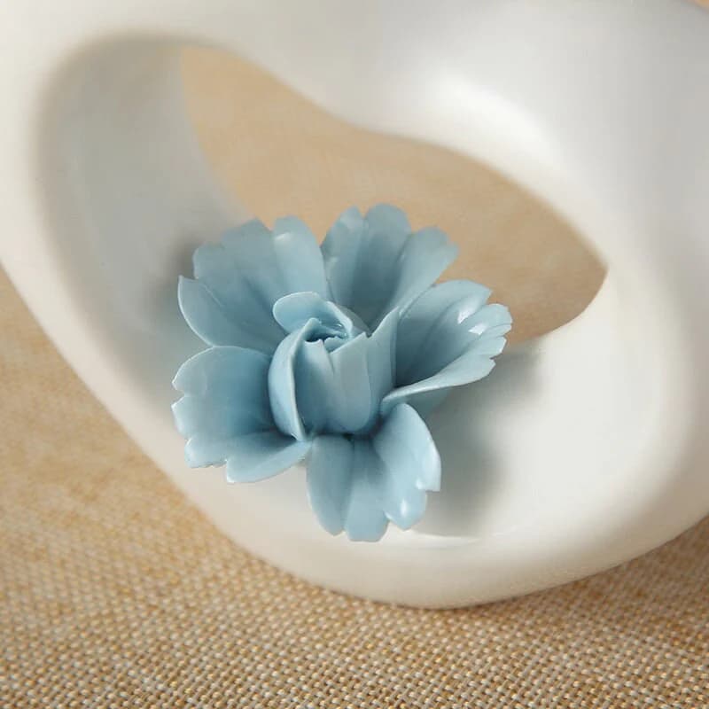 Modern Ceramic Love Apple Home Decor | Luxury Glossy Ceramic Decorative Sculpture Gift
