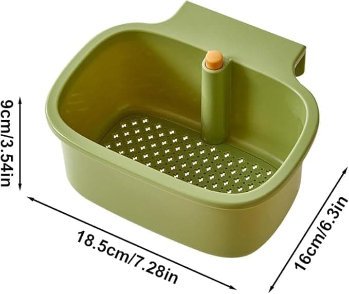 One-Touch Quick Release Sink Strainer & Organizer Basket
