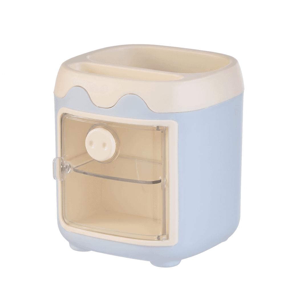Cute Pig Pen Organizer – Large Capacity Desktop Storage Holder for Office, Study Table & Home Decor