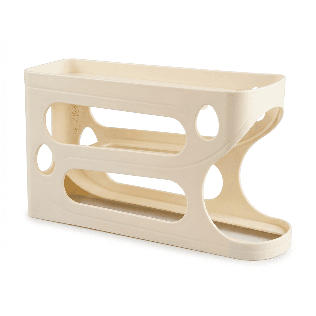 2-Tier Gravity Auto-Rolling Egg Dispenser