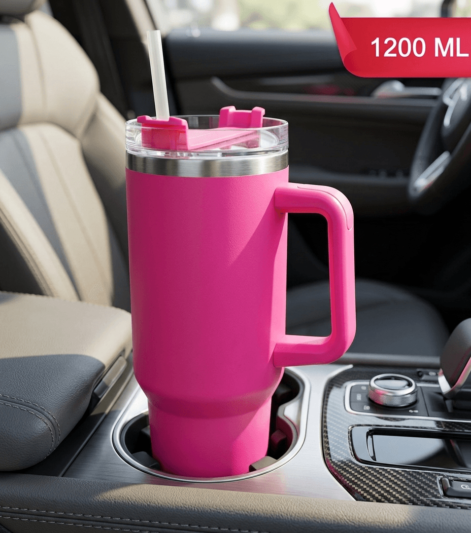 Hot Pink 40oz Insulated Tumbler Set