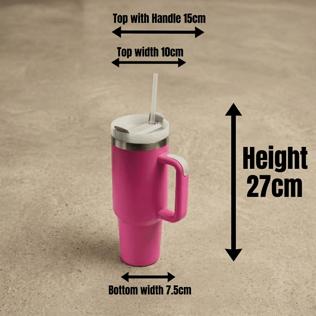 Hot Pink 40oz Insulated Tumbler Set