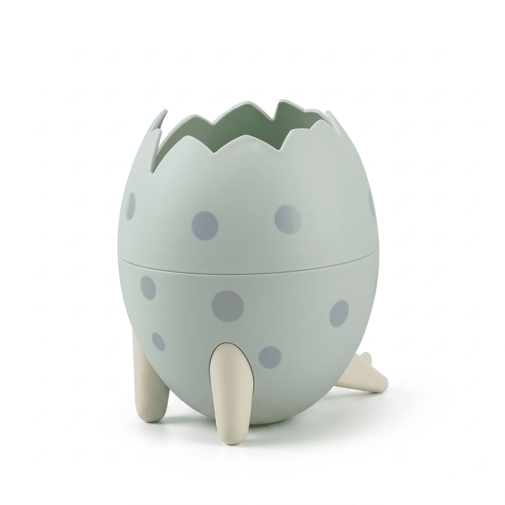 Egg Pencil Holder Multi-Color PP Plastic Pen Stand | Creative Dinosaur Egg Desk Organizer for Office, School & Home (1Pcs)