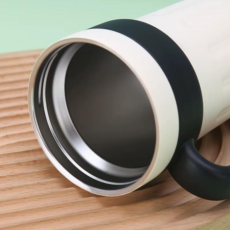 Smart Thermos Flask 650ml – 316 Stainless Steel Vacuum Insulated Travel Mug with Handle