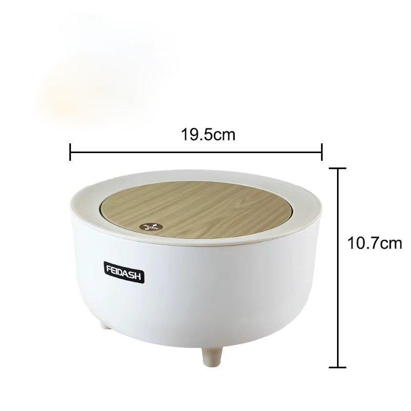 Mini Desktop Trash Can with Lid – Compact Plastic Garbage Bin for Kitchen, Bathroom, Bedroom & Office Table