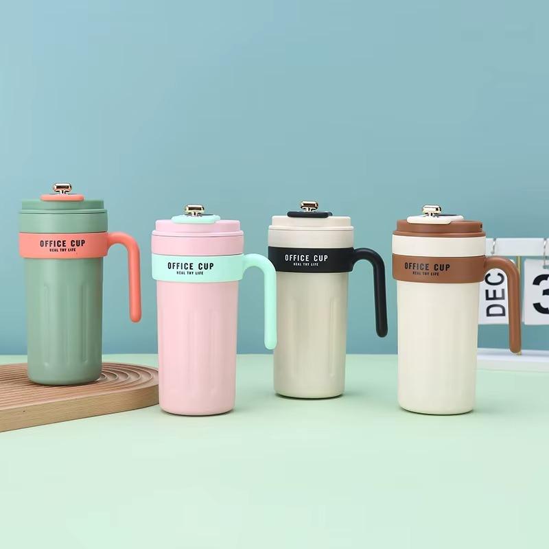 Smart Thermos Flask 650ml – 316 Stainless Steel Vacuum Insulated Travel Mug with Handle