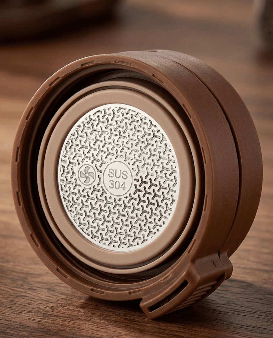 500ml Eco-Friendly Vacuum Insulated Stainless Steel Coffee Mug – Double Wall Reusable Travel Tumbler with Spill-Resistant Lid