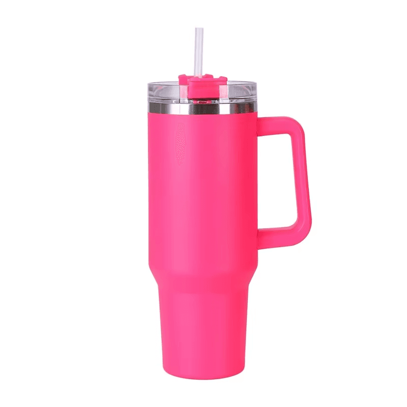 Hot Pink 40oz Insulated Tumbler Set