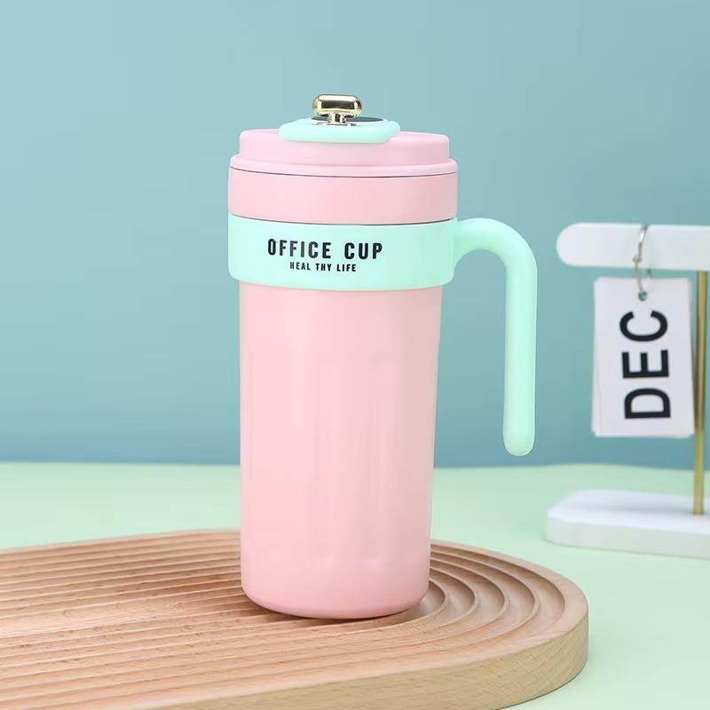 Smart Thermos Flask 650ml – 316 Stainless Steel Vacuum Insulated Travel Mug with Handle