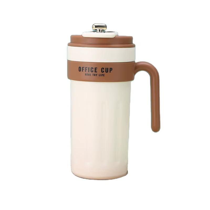 Smart Thermos Flask 650ml – 316 Stainless Steel Vacuum Insulated Travel Mug with Handle