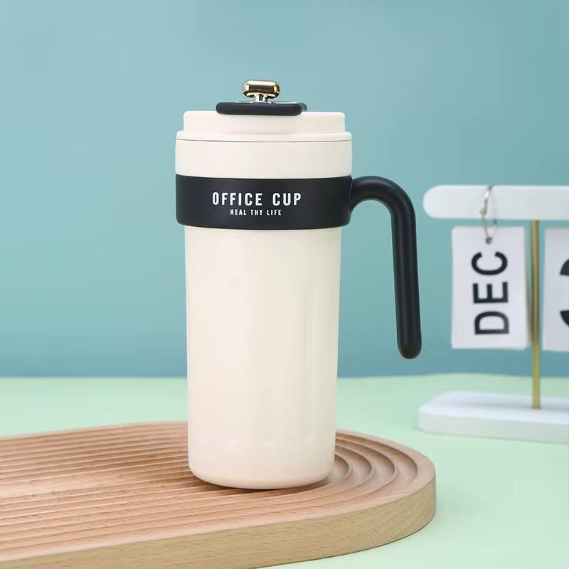 Smart Thermos Flask 650ml – 316 Stainless Steel Vacuum Insulated Travel Mug with Handle